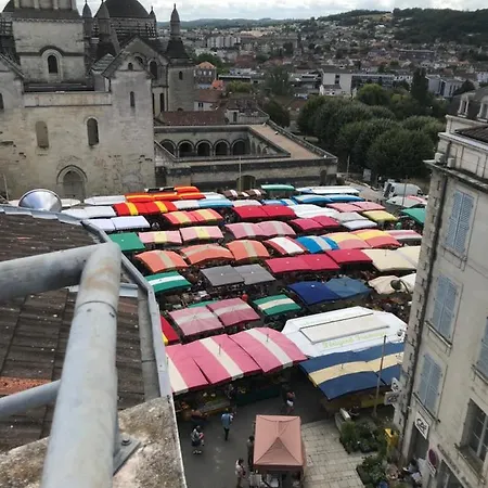 Saint-front Hyper Centre Avec Grande Terrasse Vue Panoramique Sur La Cathedrale Et Les Toits De * Périgueux