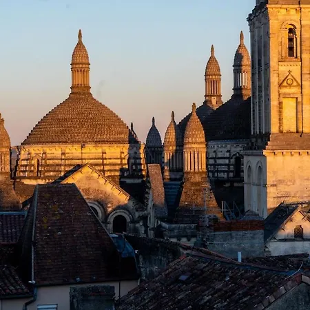 Saint-front Hyper Centre Avec Grande Terrasse Vue Panoramique Sur La Cathedrale Et Les Toits De Lejlighed Périgueux